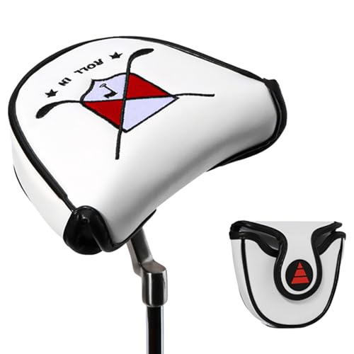Mallet-Putter-Schutz – Golfschläger-Kopfabdeckung, Mallet-Putter-Schläger-Schutz | Mallet Putter Headguard Protector, Magnetverschluss Putter Head Cover für Golfbegeisterte, Gebur Mallet-Putter-Schutz – Golfschläger-Kopfabdeckung, Mallet-Putter-Schläger-Schutz | Mallet Putter Headguard Protector, Magnetverschluss Putter Head Cover für Golfbegeisterte, Gebur von Generic
