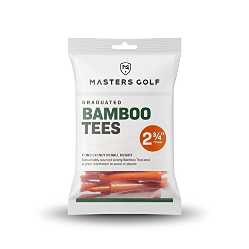 Masters Graduate Golf-Tees aus Bambus, Orange, 7,5 cm, 20 Stück Masters Graduate Golf-Tees aus Bambus, Orange, 7,5 cm, 20 Stück von Generic