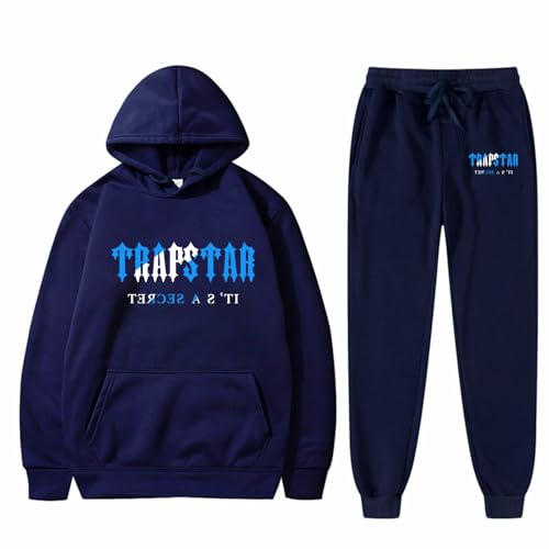 Meine Bestellung Anzeigen, Sportanzug Kinder Jungen Bekleidungssets Für Jungen Bequemer Langarm Hoodie Und Hose Sportanzug Fitness Gym Trainingsanzug Unisex Activewear Für Jungen (Dark Blue,130) von Generic