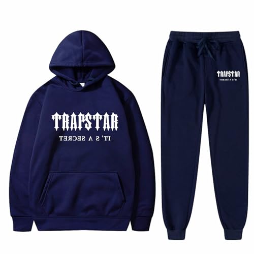 Meine Bestellungen, Trainingsanzug Mädchen Freizeitanzug Jungen Jungen Mädchen Langarm Sweat Suit Set Hoodie Und Sporthose Trainingsanzug Hausanzug Kinder Jogginganzug Teenager Mädchen(Dark Blue,110) von Generic