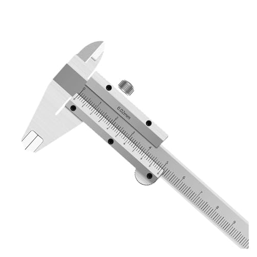 Messschieber 0–150 mm, 0–200 mm, 0–300 mm, 0,02 mm, metrisches Mikrometer-Messgerät, Messwerkzeuge, Edelstahl-Messschieber (0–200 mm) von Generic