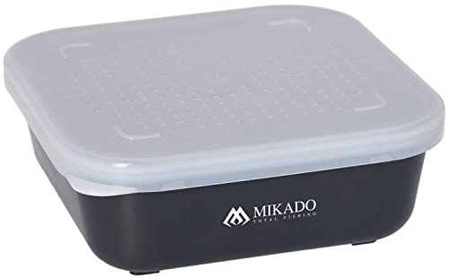 Mikado Madendose mit gelochtem Deckel Madenbox Bait Box Köderdose 0,6l 13x13x5cm Mikado Madendose mit gelochtem Deckel Madenbox Bait Box Köderdose 0,6l 13x13x5cm von Mikado