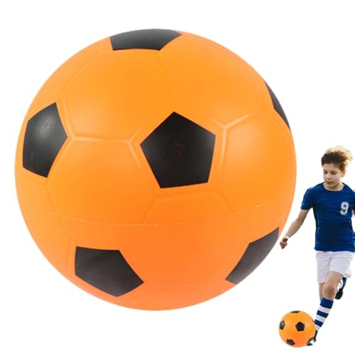 Mini Silent Soccer Ball | Weicher PVC-Fußball Für Kinder | Indoor-Fußball Für Kleinkinder Mit Hoher Dichte | Aufblasbarer Fußball Für Heimtraining, Strand, Hallenbad von Generic