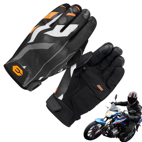 Motor Cycle Gloves - Motorradhandschuhe für Herren, Motorradhandschuhe Touchscreen | Sommer-Reit- und Dirtbike-Handschuhe, Sommer-Biker-Ausrüstung, Dirt Bikee Touchscreen-Motorradhandschuhe, rutschfes von Generic