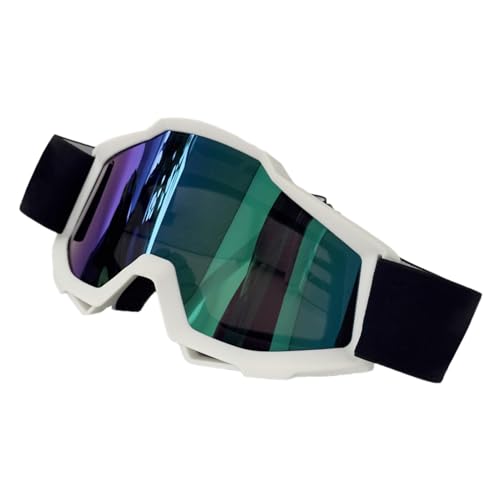 Motorradbrillen für Herren,Reitbrillen | Rutschfeste -Brille für Erwachsene - Gepolsterte Reiten ATV Dirtbike Anti-Fog-Motorradbrille für Männer Frauen Outdoor-Sportarten von Generic