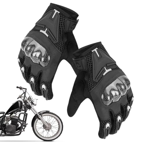 Motorradhandschuhe für Herren, Motorradhandschuhe für Herren, Sport-Motorradhandschuhe | Touchscreen-Handschuhe, Reithandschuhe, Mountainbike-Handschuhe, rutschfeste Handschuhe von Generic