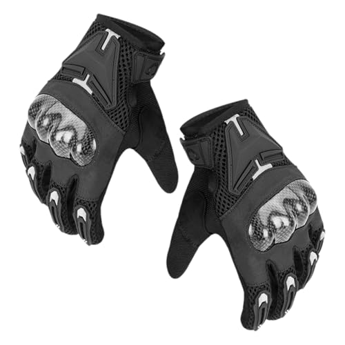 Motorradhandschuhe für Herren,Motorradhandschuhe Herren | Reithandschuhe | rutschfeste, schlagfeste Touchscreen-Handschuhe für Outdoor-Radfahren, Motorradfahren, Klettern von Generic