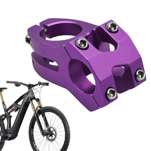 Mountainbike-Lenkererhöhung,Fahrrad-Lenkererhöhung - Fahrradvorbau-Riser verstellbar,Kurzer Lenkervorbau-Riser aus Aluminiumlegierung für Radfahren, BMX-Fahrrad von Generic