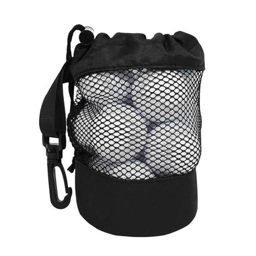 Netztasche für Golfbälle, Tragetasche für Golfbälle | Organizer für Sporttaschen aus Netz, Golftasche mit Kordelzug und Karabiner für Camping-Reisen Netztasche für Golfbälle, Tragetasche für Golfbälle | Organizer für Sporttaschen aus Netz, Golftasche mit Kordelzug und Karabiner für Camping-Reisen von Generic