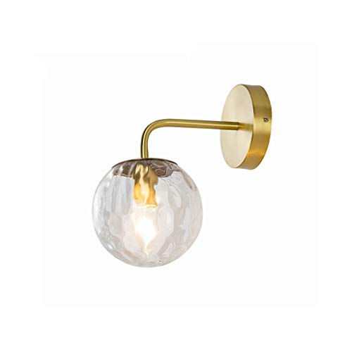 Nordic Gold Glas Wand Lampe für Badezimmer Schlafzimmer Treppen Licht Spiegel Lichter Hause Wand Leuchte Leuchten Industrielle von Generic