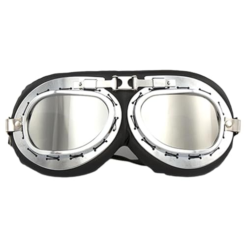 Offroad-Brillen, Reitbrillen - Motorrad-Reitbrille Pilotenbrille - Outdoor-Sportbrillen, Motocross-Brillen mit verstellbaren Trägern zum Radfahren, Reiten von Generic