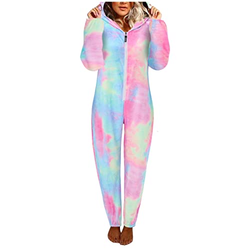 Onesie Damen, Jumpsuit Damen Winter Warm, Schlafanzug Einteiler Damen, Einteiler Pyjama Damen Jumpsuit Damen Kuschelig Hut Mit Ohren Undreißverschluss Kuschelanzug Damen Overall Damen Winter Elegant Onesie Damen, Jumpsuit Damen Winter Warm, Schlafanzug Einteiler Damen, Einteiler Pyjama Damen Jumpsuit Damen Kuschelig Hut Mit Ohren Undreißverschluss Kuschelanzug Damen Overall Damen Winter Elegant von Generic