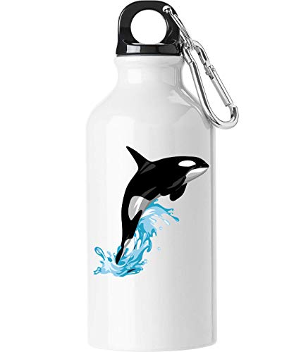 Orca Jumping Whale Ocean Nature Art Touristische Wasserflasche Orca Jumping Whale Ocean Nature Art Touristische Wasserflasche von Generic