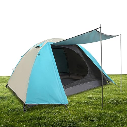 Outdoor-Campingzelt, Campingzelt, 2 Personen – Wanderzelt – leichtes und wasserdichtes Campingzelt aus doppellagigem Stoff, professionelle sofortige Installation, robust von Generic