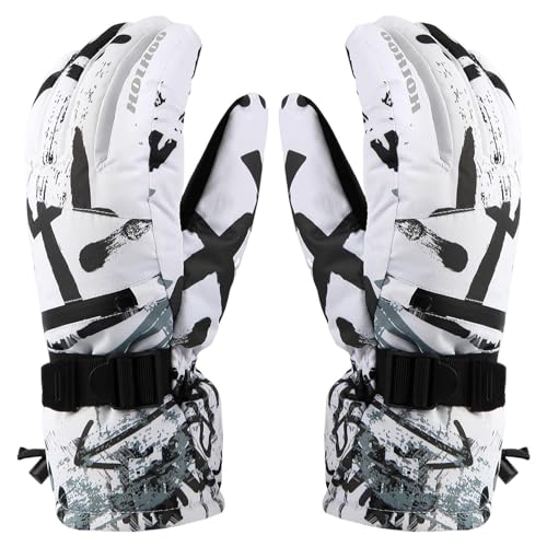 Outdoor-Skihandschuhe, Ski- und Schneehandschuhe | Winter-Skihandschuhe im Freien – Winter-Snowboard-Handschuhe winddicht zum Klettern, Skifahren und Outdoor-Sportarten von Generic