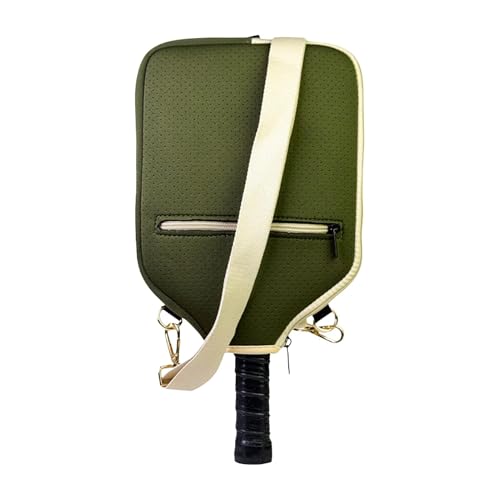 Outdoor-Sportschläger-Umhängetasche – Anti-Drop-Schläger-Umhängetasche, Verstellbarer Riemen-Organizer | Neopren-Pickleball-Paddel-Abdeckung Für Camping, Laufen, Reiten, Unisex-Pickle-Schlägertasche von Generic