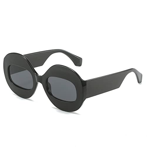 Ovale Sonnenbrille für Männer und Frauen, Hip Hop, männliche Sonnenbrille, Brillen, weibliche Sonnenbrille von Generic