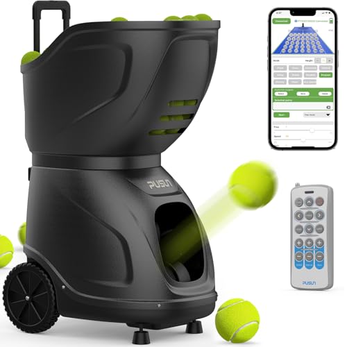 PT-9001pro Advanced Tennisballmaschine, intelligenter Trainer mit maßgeschneiderten Bohrmaschinen, variable Geschwindigkeit und Drehung, vollständige Abdeckung, hohe Kapazität, Ausdauerbatterie, PT-9001pro Advanced Tennisballmaschine, intelligenter Trainer mit maßgeschneiderten Bohrmaschinen, variable Geschwindigkeit und Drehung, vollständige Abdeckung, hohe Kapazität, Ausdauerbatterie, von Generic