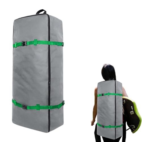 Paddle-Board-Rucksack, Paddle-Board-Rucksack |. Board-Tasche Rolling Club Bag 600D Oxford – Paddle-Board-Rucksack, Paddle-Board-Tragetasche, aufblasbarer Board-Rucksack, robuster Rucksack mit Griff von Generic