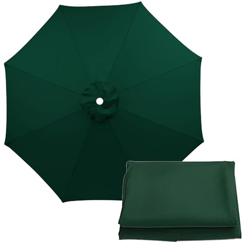 Parasols Ersatz -Parasol -Baldachin, 2m/2,7 m/300 cm, 6 Rippen/8 Rippen, Ersatz -Parasolabdeckung, universeller Regenschirm Ersatztuch für Gartenterrasse Beach Pool Parasols von Generic