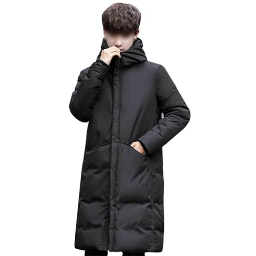 Parka Herren Winter Lange Jacke Daunen gepolsterte Jacke Parka Mantel Freizeitmäntel von Generic