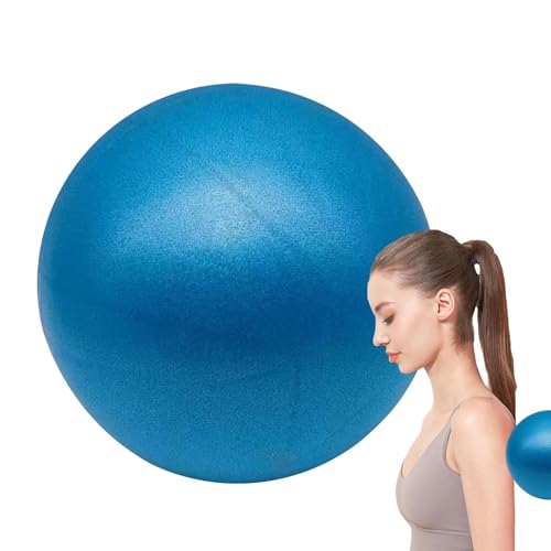 Pilates-Ball, Yoga-Ball - Mattierter tragbarer Stabilitätsball,5,91 Zoll Hüfthebendes, körperformendes Fitnesszubehör für Gymnastik verbessert das Gleichgewicht von Generic