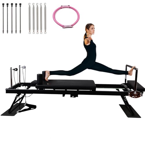 Pilates-Reformer-Maschine Pilates-Maschine Pilates Reformer, Pilates-Maschine Home Multi-Krafttraining Anfänger Benutzer Fortgeschrittene Benutzer Zubehör Yoga-Ring von Generic