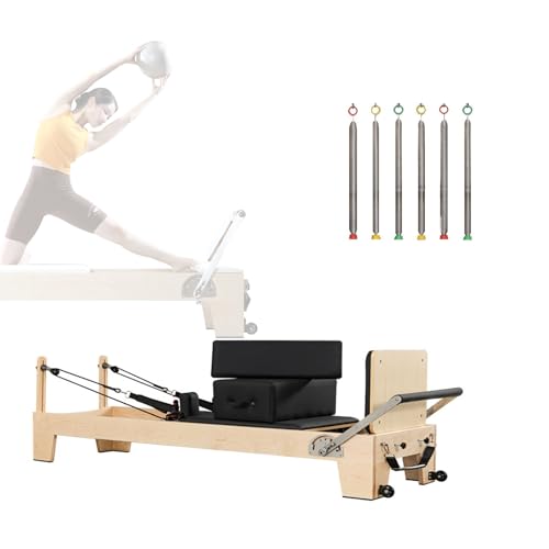 Pilates-Reformer-Maschine Pilatesstuhl, Stabilitätsstuhl, Pilates-Trainingsgerät, Heim-Fitnessstudio, Pilates-Trainingsgerät, verstellbares multifunktionales Bauchbrett, geeignet für Studio- von Generic