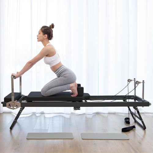 Pilates-Reformer für zuhause Pilates-Maschine Pilates-Maschine, Pilates-Maschine, Verbessertes verlängertes Pilates für das Training im Heim-Fitnessstudio, von Generic