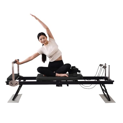 Pilates-Reformer für zuhause Pilates für das Training zu Hause, Pilates im Fitnessstudio, Pilates-Maschine, Pilates für das Training zu Hause und im Fitnessstudio, geeignet für Anfänger und von Generic