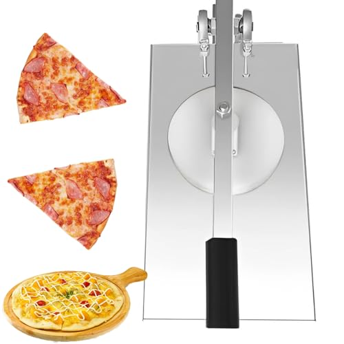 Pizza-Gebäckpresse, manuelle Pizza-Teigpresse aus Edelstahl, max. 24 cm/9,5 Zoll, Verstellbarer Winkel für Zuhause, Tortilla-Gebäckpresse für Pizza, Tortilla, Dosa 12 cm von Generic