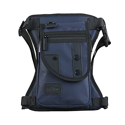 Portemonnaie Damen Rucksack Schule Teenager Geldbö Sport Passende Herren Farbe Multifunktionale verstellbare Mode Gürteltasche Nylon Hüfttaschen Schulrucksack GeldböRse Herren Slim (Blue, One Size) von Generic