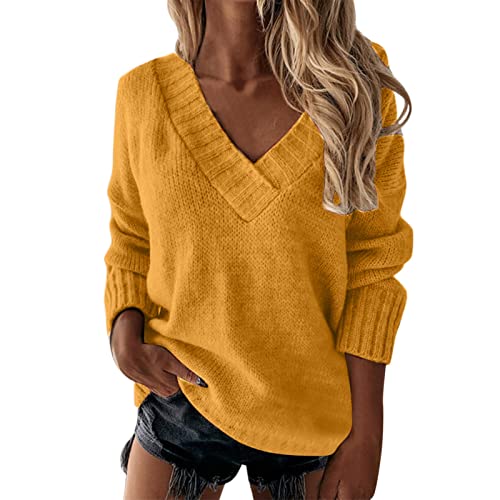 Pullover Damen, Oversize Sweatshirt Damen Rundhals Vintage Pullover Gestreiftes Bedruckt Damen Strickpullover Casual Winterpullis Damen Herbst Elegant Damen Pullover Pullover Für Damen Modernern von Generic