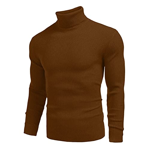 Pullover Herren Rollkragenpullover Herren Freizeit Sweatshirt Arbeitspullover Solid Große Größen Casua Stehkragen Pullover Herren Herbst Winter Warm Soft Einfach Bequem Fleecepullover Herren von Generic