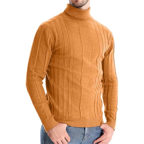 Pullover Rollkragenpullover Herren, Langarm Regular Fit Herbst Freizeit Elastisch Warm Strickpullover Winterpullover Fleecepullover Pulli Herren Zu Winterlichen Spaziergängen Pullover Rollkragenpullover Herren, Langarm Regular Fit Herbst Freizeit Elastisch Warm Strickpullover Winterpullover Fleecepullover Pulli Herren Zu Winterlichen Spaziergängen von Generic
