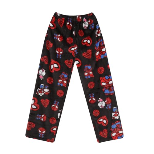 Pyjama Hose Damen Lang, Pyjamahose Damen Flanell Kawaii Anime Bequeme Kitty Schlafanzughose Cartoon Flauschig Casual Schlafanzug Hosen für Teenager Mädchen Pyjama Hose Damen Lang, Pyjamahose Damen Flanell Kawaii Anime Bequeme Kitty Schlafanzughose Cartoon Flauschig Casual Schlafanzug Hosen für Teenager Mädchen von Generic
