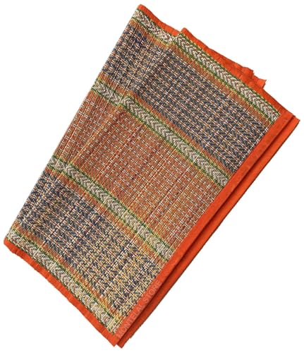 RSGM Korai Pai Kusha Grass Pooja Aasan Sitzfußmatten, Orange, 2 Stück RSGM Korai Pai Kusha Grass Pooja Aasan Sitzfußmatten, Orange, 2 Stück von Generic