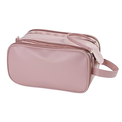 Reise-Kosmetiktasche Für Frauen – Großer Make-up-Taschen-Organizer | Make-up-Koffer, Kosmetik-Organizer | Wasserdichte Make-up-Organizer-Tasche Mit Griff, Reise-Kosmetiktasche Mit Großem Fassungsvermö von Generic