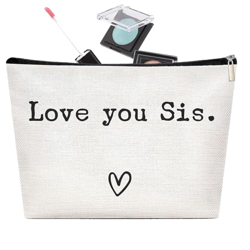 Reise-Kulturbeutel für Schwester, Kulturbeutel-Reisetasche,Best Sister Ever Toilettenartikel-Organizer, Geschenke für Schwester | Lustige Weihnachts-Geburtstagsgeschenke, Make-up-Kosmetiktasche, Reise von Generic