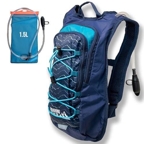 Roaring Peak Trinkrucksack für Kinder mit 1,5 l Wasserblase zum Wandern, Radfahren von Generic