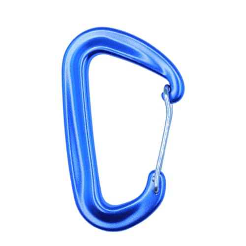 Robuster Karabiner, automatische Verriegelung, Karabinerhaken aus Aluminium mit D-Ring, multifunktionaler Karabinerhaken in D-Form, Wanderclips für Bergsteigen, Cam von Generic