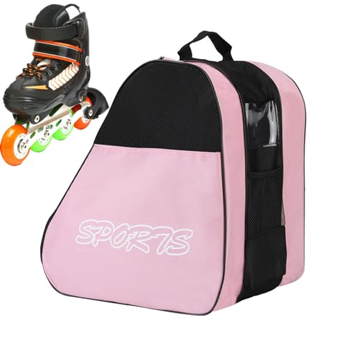 Rollschuhtasche – Inline-Skate-Tasche, Skating-Aufbewahrung | Sport-Schultertaschen-Rucksack mit großem Fassungsvermögen, dreilagige Rollschuh-Tasche, Rollschuh-Tragetasche, Skating-Tasche für Teenage von Generic