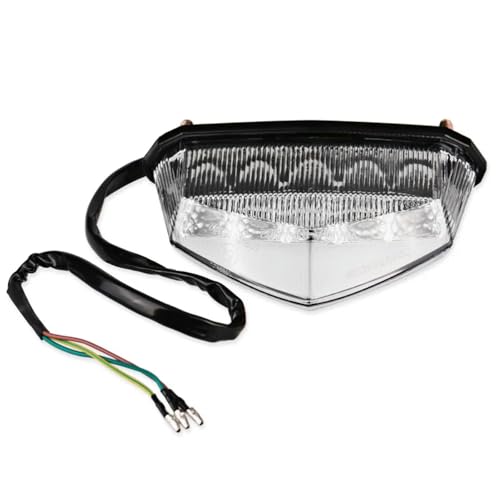 Rücklicht LED Rücklicht Kotflügel Dirt Bike 12V Rücklicht Bremsstopp Nummernschild Lampe Für Motocross Enduro ATV Dirt Bike von Generic