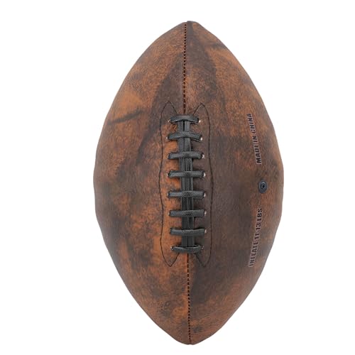 Rugby-Ball, Fußball-Trainingsball, Langlebiges PU-Vintage-Design für das Spiel von Generic