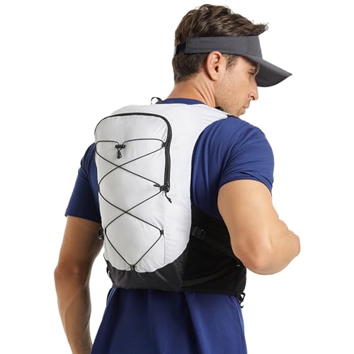 Running Weste Rucksack | Sport Trail Gear mit großer Kapazität, stabile Passform Hydratationspaket Radfahren effiziente Wasserversorgung für den Außenbereich von Generic