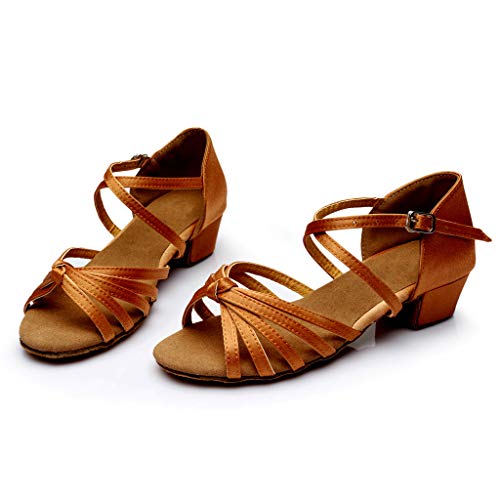 Sandalen Damen Sommer Bequem Weite H Sexy Standard Casual Tanzsandalen Sandaletten Ballsaal Salsa Social Latein Tanzschuhe Brautschuhe Tango Sandalen Riemchensandalen von Generic