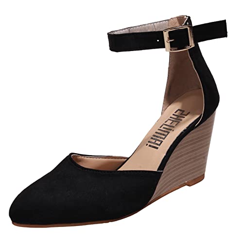 Sandalen Damen mit Absatz,Damen Ballerinas Elegant Absatz Flache Schuhe Hochzeit Damen Geschlossene Hausschuhe Leder Frauen Loafer Slipper Damenschuhe Slip-On Orthopädische Wanderschuhe Sandalen Damen mit Absatz,Damen Ballerinas Elegant Absatz Flache Schuhe Hochzeit Damen Geschlossene Hausschuhe Leder Frauen Loafer Slipper Damenschuhe Slip-On Orthopädische Wanderschuhe von Generic