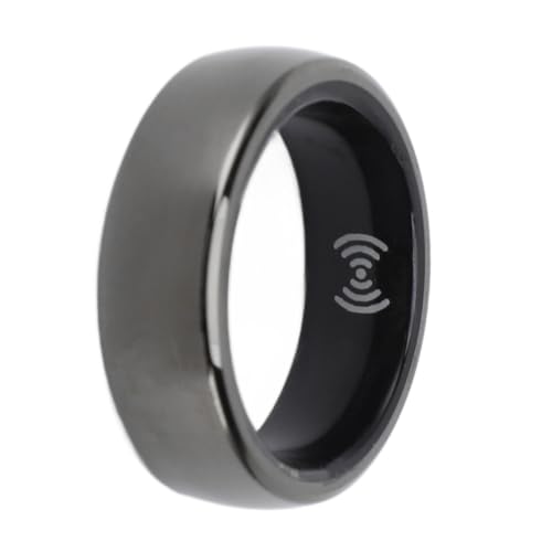 Schlafmonitor-Ring, Feine Verarbeitung, Leichter Smart-Ring aus Aluminiumlegierung für Zuhause, Reisen, Outdoor (Größe 17) von Generic
