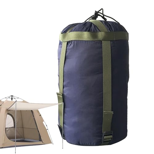 Schlafsack-Kompressionssack – leichte Aufbewahrungstasche für Rucksacktouren, Nylon-Packsack für Camping und Wandern, reisefreundliche Outdoor-Ausrüstung, kompakt und langlebig von Generic