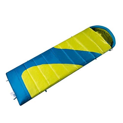 Schlafsäcke, kompakter Schlafsack, Wanderschlafsack, dicker Schlafsack, wasserdicht, tragbar (gelb) von Generic